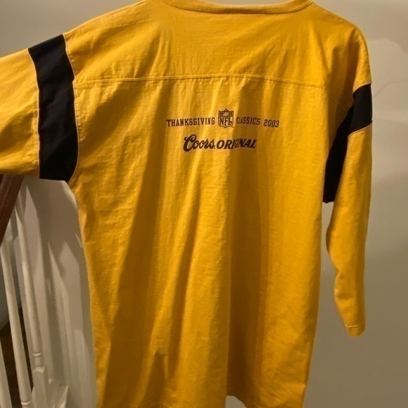 Coors Original NFL long Sleeve Football Shirt XL Thanksgiving Classics 2003 - Picture 2 of 6